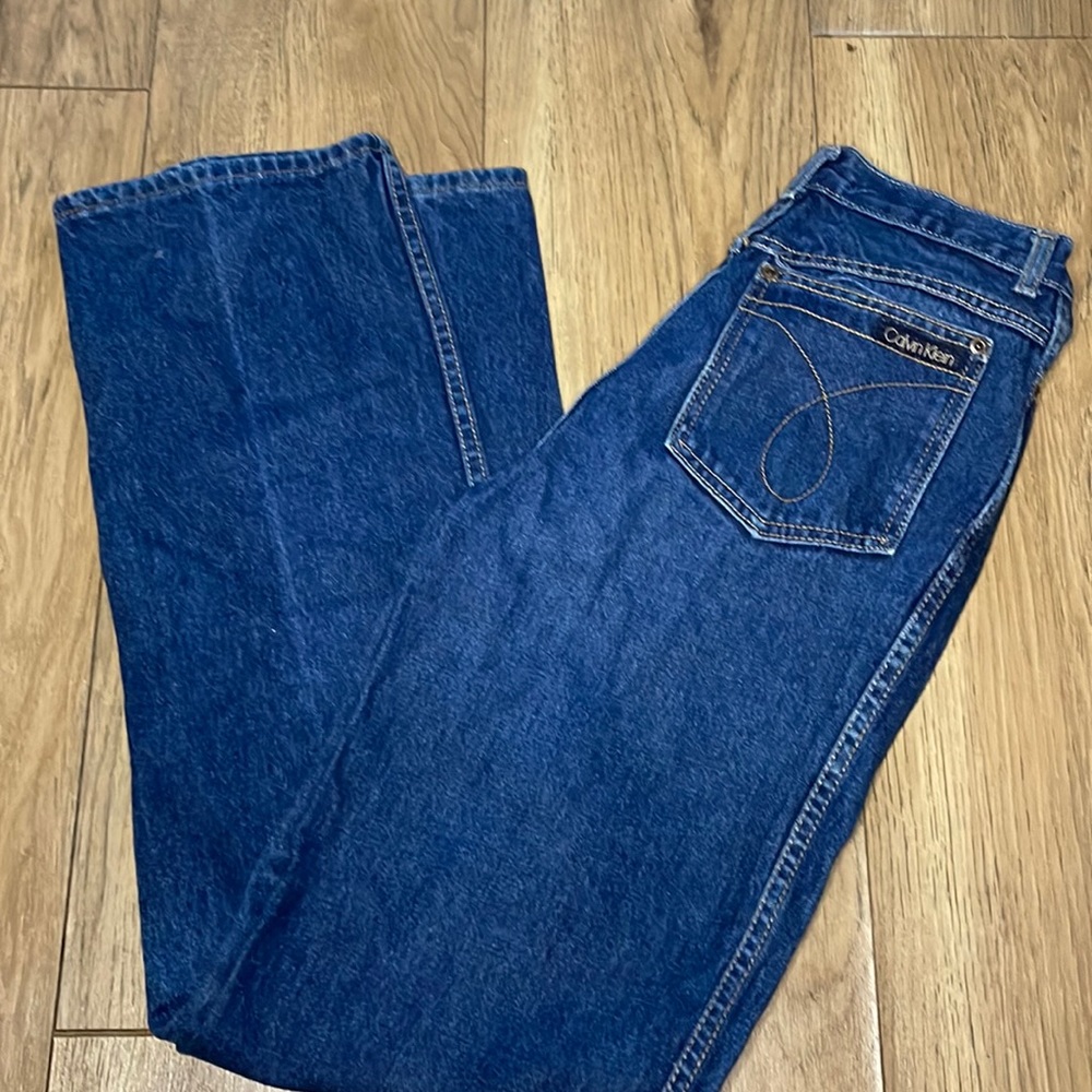 vintage high waisted bootcut calvin klein jeans.